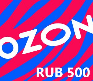Ozon.ru 500 RUB Подарочная карта