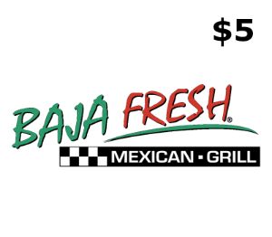 Baja Fresh $5 Подарочная карта US