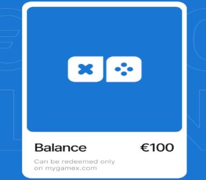 MyGameX €100 Balance Подарочная карта