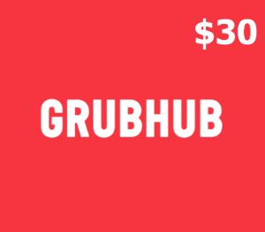 Grubhub USD 30 Подарочная карта US