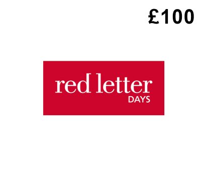 Red Letter Days £100 Gift Card UK
