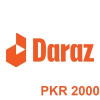 Daraz PKR 2000 Подарочная карта PK