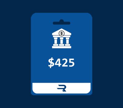 Rewarble Bank Transfer USD 425 Подарочная карта