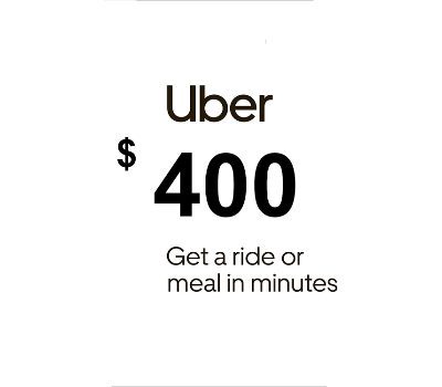Uber USD 400 Подарочная карта US