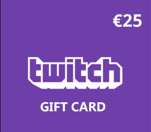 Twitch EUR 25 Подарочная карта DE