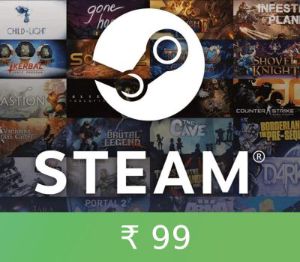 Steam Подарок Карта ₹99 INR Код активации