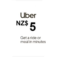 Uber NZD 5 Подарочная карта NZ