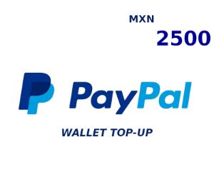 PayPal Wallet MXN 2500 Top Up