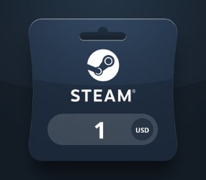 Steam Wallet USD 1 Подарочная карта BY