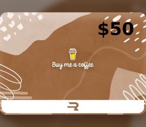 Rewarble Buy Me a Coffee USD 50 Подарочная карта