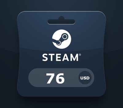 Steam Подарок Карта USD 76 US Код активации