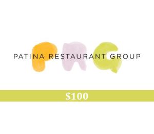 Patina Restaurant Group $100 Подарочная карта US