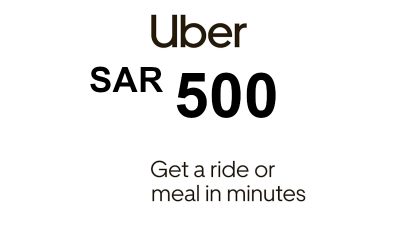Uber 500 SAR SA Подарочная карта