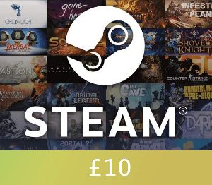 Steam Подарок Карта £10 UK Код активации