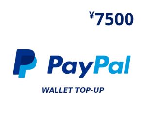 PayPal Wallet JPY 7500 Top Up