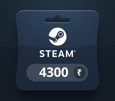 Steam Wallet INR 4300 Подарочная карта IN