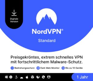 NordVPN Standard DE Ключ (1 Year / 10 Devices)