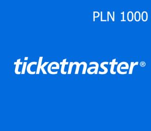 Ticketmaster 1000 PLN Подарочная карта PL