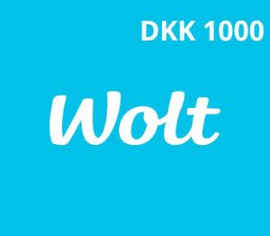 Wolt DKK 1000 Подарочная карта DK
