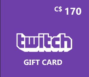 Twitch CAD 170 Подарочная карта CA