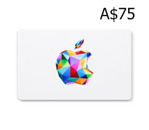 Apple A$75 Подарочная карта AU