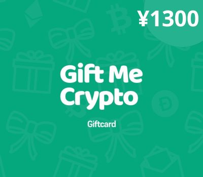 Gift Me Crypto CNY 1300 Подарочная карта