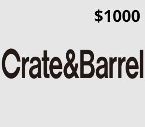 Crate and Barrel USD 1000 Подарочная карта US