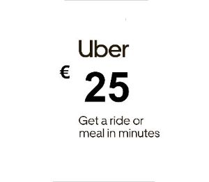Uber €25 IT Подарочная карта