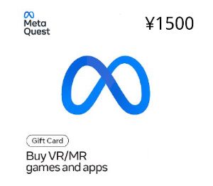 Meta Quest JPY 1500 Подарочная карта JP