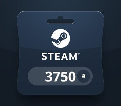 Steam Wallet UAH 3750 Подарочная карта UA