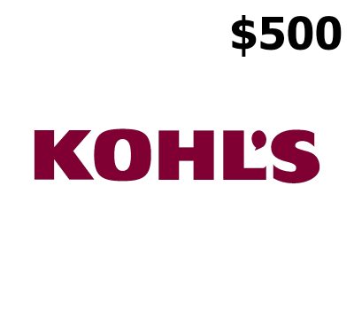 Kohls $500 Gift Card US