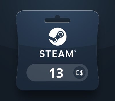 Steam Wallet CAD 13 Подарочная карта CA