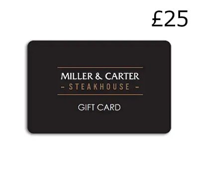 Miller and Carter GBP 25 Подарочная карта UK