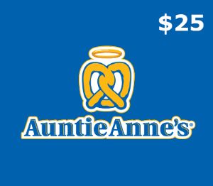 Auntie Anne's $25 Подарочная карта US