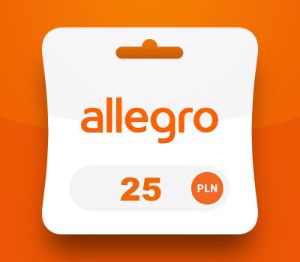 Allegro PLN 25 Подарочная карта PL