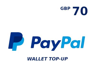 PayPal Wallet 70 GBP Top Up