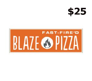 Blaze Pizza $25 Подарочная карта US