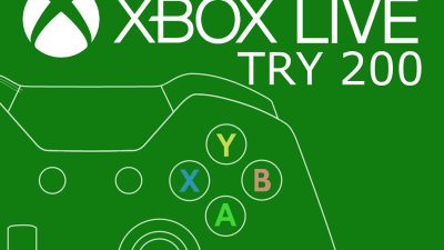 XBOX Live 200 TRY Предоплаченная карта TR