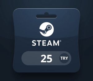Steam Wallet TRY 25 Подарочная карта TR