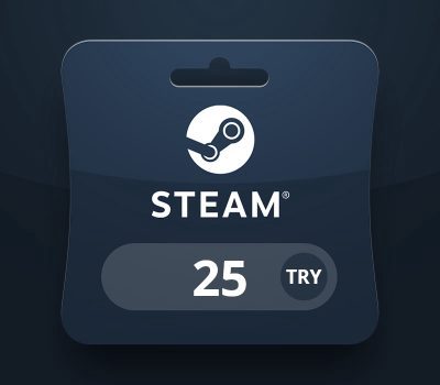 Steam Wallet TRY 25 Подарочная карта TR