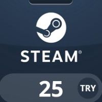 Steam Wallet TRY 25 Подарочная карта TR
