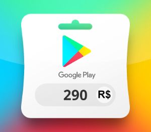 Google Play BRL 290 Gift Card BR