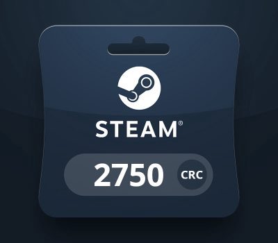 Steam Wallet CRC 2750 Подарочная карта