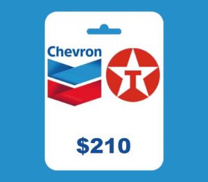 Chevron and Texaco USD 210 Подарочная карта US
