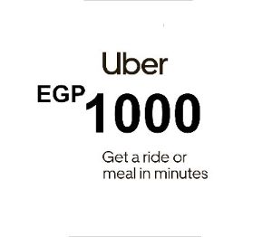 Uber 1000 EGP Подарочная карта EG