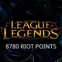 League of Legends 8780 RP Предоплаченная карта AU