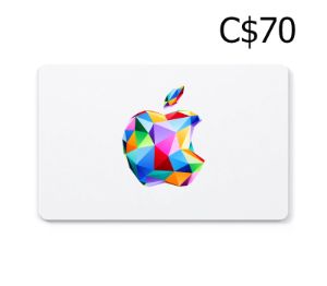 Apple C$70 Подарочная карта CA