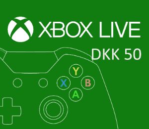 XBOX Live 50 DKK Предоплаченная карта DK
