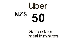 Uber NZD 50 Подарочная карта NZ