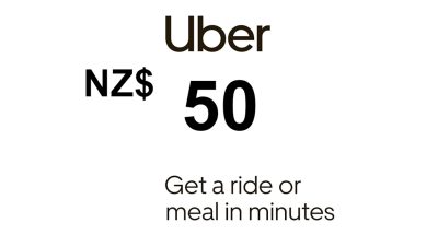 Uber NZD 50 Подарочная карта NZ